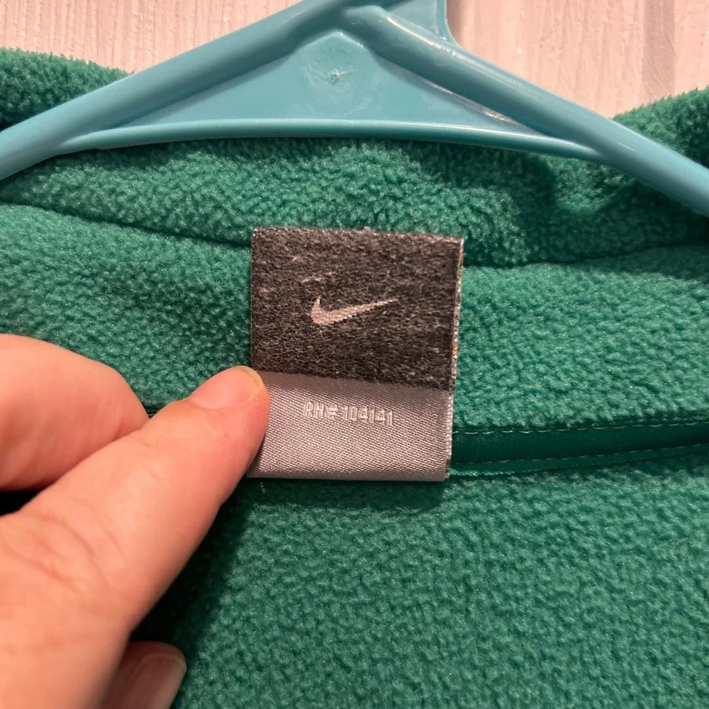 Nike ACG Womens Fleece Jacket Full Zip‎ Therma-Fit Green Outdoors Large